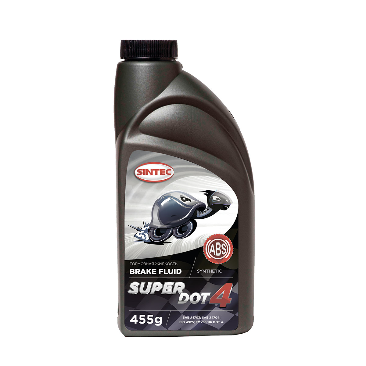 Жидкость тормозная SUPER DOT-4 (455 г)