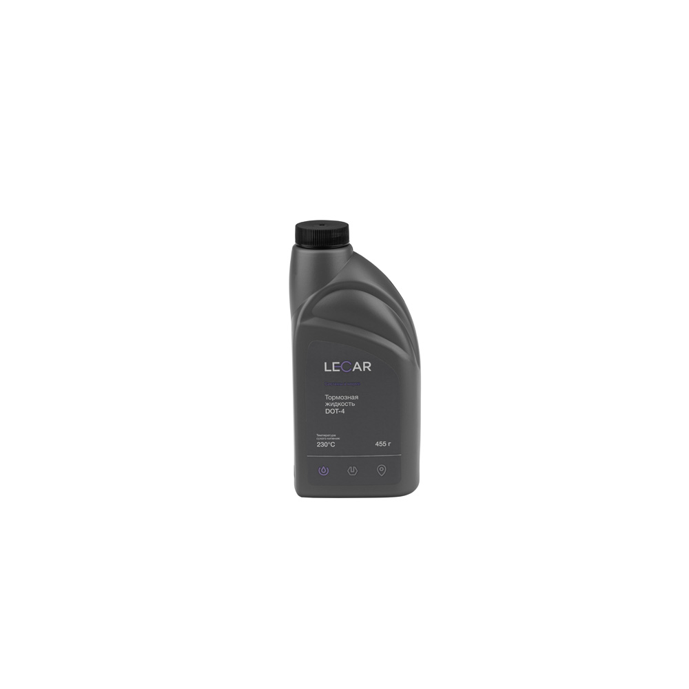 Жидкость тормозная LECAR DOT4 (455 г)