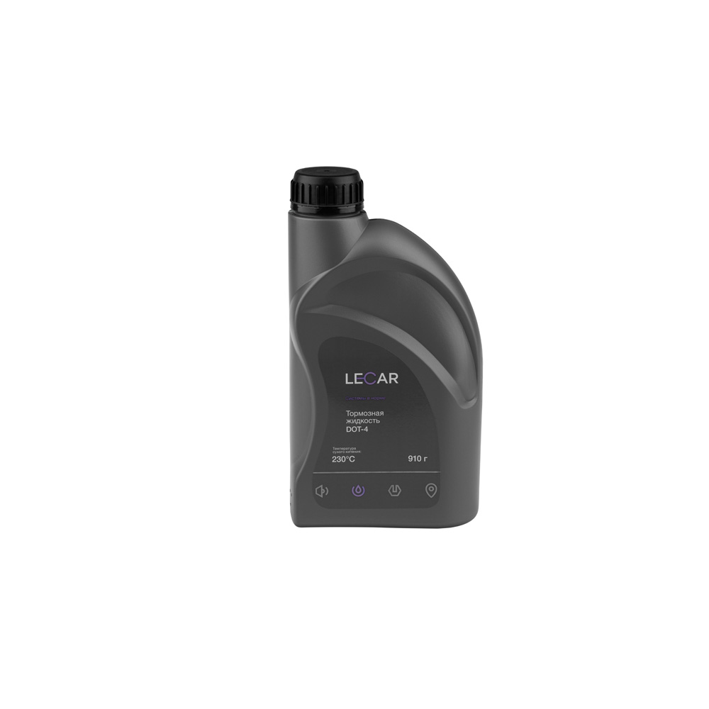 Жидкость тормозная LECAR DOT4 (910 г)