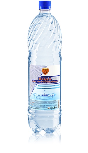 Вода дистиллированная (1.5 Л)