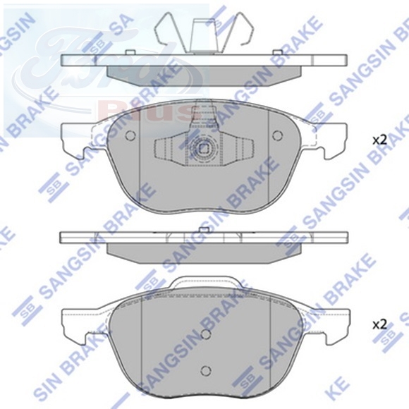 Колодки тормозные передние
